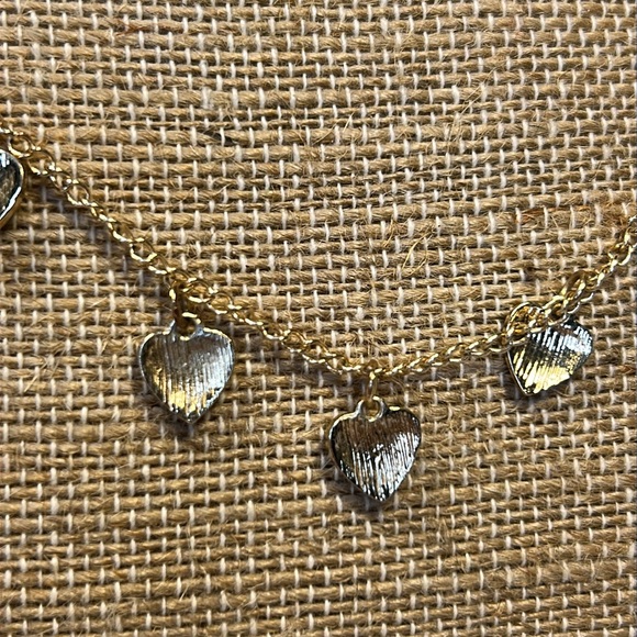 Gold Heart Charm Necklace - Picture 4 of 6